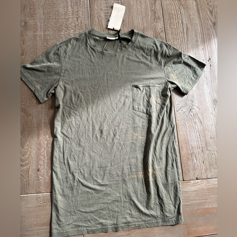 The Project Garment Green Acid Dyed Tshirt